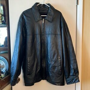 TREK Men’s Leather Coat SZ 3XL